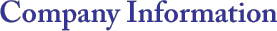 Company Information